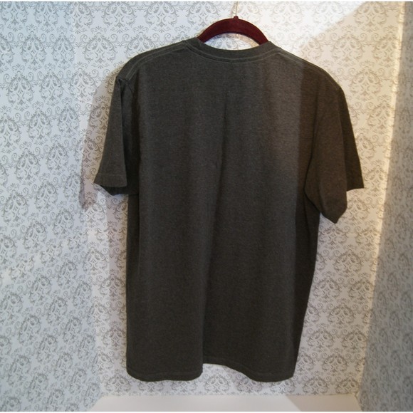 Medium Transformers T-shirt Dark Heather Grey Decepticon Megatron Optimus Prime - Picture 4 of 5